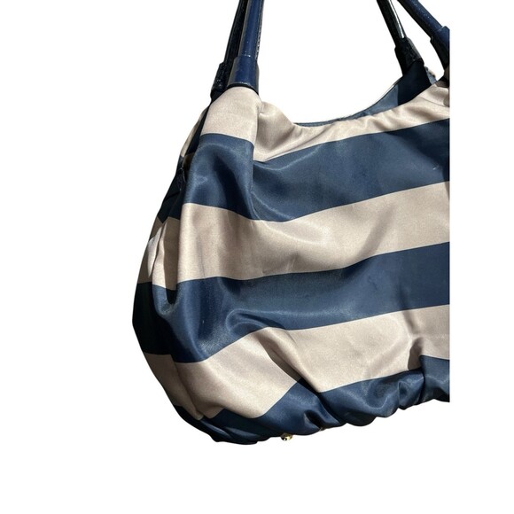 Kate Spade NY Striped Navy Blue Shoulder Bag - Picture 9 of 15